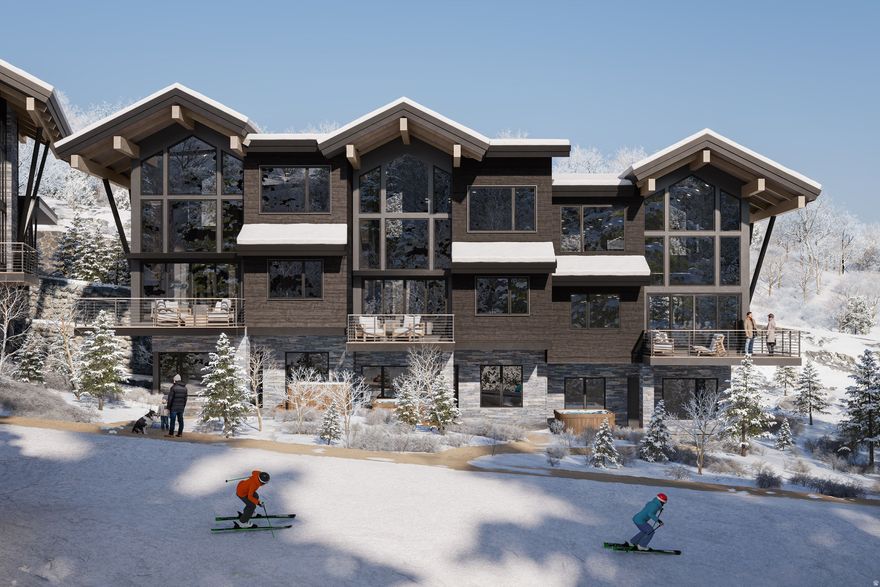 The Havens at Deer Crest offers a rare opportunity to secure true ski-in/ski-out ownership directly on the Jordanelle ski run within an intimate 32-residence enclave just outside the future Deer Crest Village. Right-sized and right here, each home is a thoughtfully designed slopeside chalet-spacious enough for family gatherings, yet comfortable enough to truly unwind. Private garages and ski rooms keep your gear dialed, while terraces and hot tubs set the tone for effortless aprs. Designed for buyers who appreciate the rare direct slopeside access and smart timing ahead of area improvements. The Havens provides on-snow convenience from your back door, nightly rental flexibility, and a streamlined lock-and-leave model without the significant cost of amenity-heavy resort projects that require year round funding. South-facing orientation brings abundant light, while the location remains both connected and tucked away-minutes to Deer Valley's expanding East Village for luxury spas, shopping & dining. With new lifts, terrain, and gathering places on the horizon Haven's owners enjoy a front-row seat to Deer Valley's next chapter. For those who understand the long-term value of scarce slopeside inventory, this is early positioning at one of the most compelling new-construction price points in Deer Valley. Developed by East West Partners, a trusted Mountain West resort developer with a multi-decade track record in Deer Valley and other premier ski markets, The Havens carries the confidence of proven execution and enduring value. Reservation Status. This property is currently available for reservation only and is not yet available for purchase contract. The Seller will proceed to binding purchase agreements after the final plat is recorded.