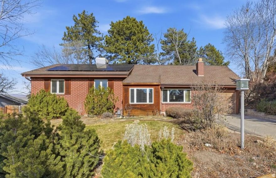 Discover this beautifully maintained home,  tucked away on a quiet street in one of Holladay's most sought-after locations at the base of Mt. Olympus.   This home combines timeless character with thoughtful updates,  offering a functional and inviting floor plan designed for both everyday living and entertaining.  Step inside to a welcoming entry that opens to a formal living room featuring original hardwood floors and a charming fireplace. The living room flows seamlessly into the kitchen and formal dining area, with easy access to a spacious family room, creating an ideal layout for gatherings and connection.  Upstairs, you'll find three bedrooms, a full bathroom, and an additional half bath. The basement offers a large family room and laundry area, with the opportunity to add an additional bathroom and further customize the space.  Outdoor living is just as impressive, with a large wraparound patio/deck surrounded by mature landscaping-perfect for quiet evenings or entertaining friends and family.   Notable features include original hardwood floors, a fireplace, triple-pane windows, new carpet and paint, a newer roof with solar panels, and recently replaced HVAC system (furnace and A/C) and water heater (2025).  Let's not forget about LOCATION! All of this within minutes to Utah's world-renowned ski resorts, unparalleled access to the slopes, hiking trails, and the best outdoor adventures Utah and the Wasatch Front offers.  Not to mention just minutes away from top-notch dining, shopping, and amenities, blending luxury living with everyday convenience.  This home is ready for you to begin living your best life and lifestyle you have been Dreaming Of.  Don't miss this one!  Square footage figures are provided as a courtesy estimate only and were obtained from appraiser.  Buyer is advised to obtain an independent measurement.