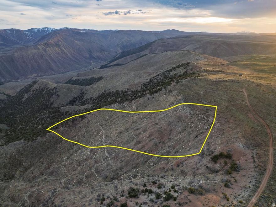 The views are spectacular, on these 10 acres, backcountry off the grid. Well, permits are available. Unlimited ATV roads to explore bring the family and make those special memories. Latitude 40.158000 Longitude -110.880778 Buyer to verify all information