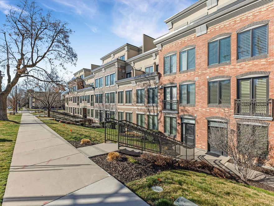 At 1,548 square feet, this 2-bedroom, 2-bath condo at One & Nine combines generous interior space with a 2008-built community designed for today's lifestyle, including secure underground parking, storage, and modern building systems. Enjoy the flexibility of both a private front door with outside access on 900 East and an interior hallway entrance, leading into an open main floor with granite and stainless kitchen, dining area, and living room with fireplace plus a convenient powder room. Upstairs, two true ensuite bedrooms each feature a full bathroom and walk-in closet, including a spacious primary suite with fireplace and an oversized walk-in closet for exceptional storage. Everyday convenience is elevated by in-unit washer and dryer, two side-by-side spaces in the controlled-access, secure garage, and a dedicated storage closet close to the unit. Residents also enjoy a thoughtfully planned 43 unit community featuring a European-style courtyard with seating and fire pit, clubhouse/common room, recently upgraded fitness room, heated driveway, and guest parking in the garage-all in a East central location between downtown Salt Lake City and the University of Utah. Square footage figures are provided as a courtesy estimate only and were obtained from county records. Buyer is advised to obtain an independent measurement.