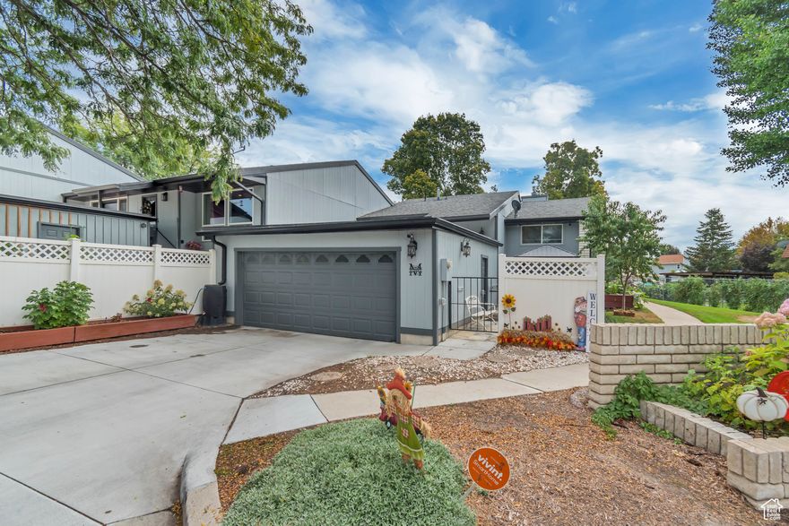Discover this spacious 4-bedroom plus office/craft room, 2-bath rambler townhome offering over 2,500 sq. ft. of living space. The main level features high ceilings, large windows, and an open-concept layout connecting the living, dining, and kitchen areas. The kitchen is beautifully updated with granite countertops, tile flooring, and modern finishes, while the adjoining dining space creates a natural gathering spot. The outdoor patio is a true retreat with a pergola, new tile flooring, and a garden area. It's the perfect place to enjoy serene mornings or relax in the evening.*****Main floor primary bedroom.*****Finished basement with extra large family room, 2 bedrooms plus an office, craft or multi-purpose room.*****2-car garage with electric car charging outlet.*****Extra storage throughout the home.*****Exterior painted in 2025, new exterior trim pieces and rain gutters with guard in 2022*****Tucked away on a no-outlet street, the home offers added privacy and minimal traffic.   ************** Preferred lender is giving up to $2500 in closing costs and a FREE appraisal...asking listin agent for details. ***********Buyer to verify square footage.