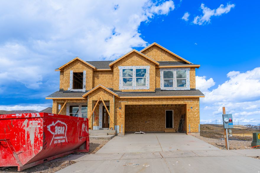 Come home to Ridgehorne at Mt. Saratoga-a master-planned community where comfort and convenience meet! Our open-concept single-family floorplans are designed to maximize space while still offering plenty of privacy. Surrounded by future parks, trails, and wide-open spaces, Ridgehorne is perfect for both relaxation and adventure. Enjoy amazing community amenities, including a clubhouse, pool, basketball court, bark park, playgrounds, and more. With Utah Lake, The Ranches Golf Club, local shopping, dining, and Pioneer Crossing all close by, you'll love the location just as much as the home. Reach out today to learn more or schedule your visit! (MORGAN LOT 710)