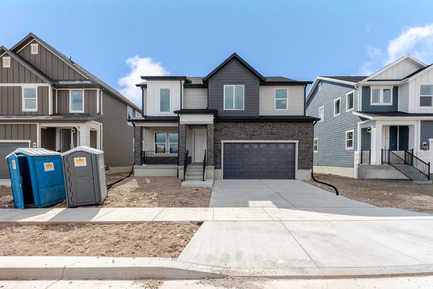 Welcome to your brand-new single-family home at River Point - where modern design meets comfort and functionality. With an open-concept layout perfect for everyday living and entertaining, this thoughtfully designed space offers both style and convenience. Enjoy the privacy of your own home while staying close to everything Lehi has to offer. As part of this vibrant new community, you'll love amenities like a clubhouse with a gym, a spacious pool, and a playground. Reach out today to learn more or schedule your visit! (MORGAN LOT 463)