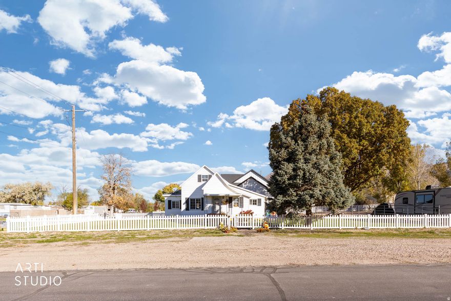 Get into your new home before the holidays! Discover cozy small-town living in this inviting 3-bedroom, 1-bath single-family home on a .2 acre corner lot nestled in one of the peaceful neighborhoods of Nephi.   Perfect for those seeking simplicity and comfort, this home offers a warm, welcoming atmosphere surrounded by the natural beauty of rural Utah. Get the gorgeous mountain views outside of your kitchen windows!  Enjoy the best of both worlds - a quiet, relaxed setting with convenient access to Nephi's local shops, schools, and dining.  With plenty of outdoor space to enjoy the fresh country air and scenic views, this property is full of potential to make your own. Come experience the charm and comfort of rural Utah living!  Agent related to seller