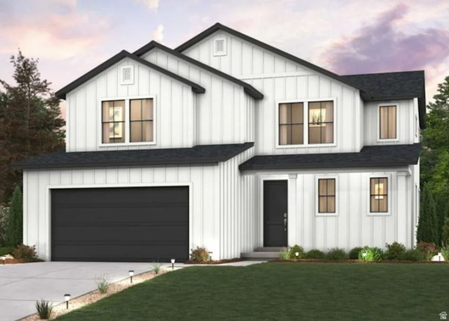 The two-story Glacier plan offers thoughtful design and modern style, starting with an open-concept layout on the main floor in the Reserve at Pinnacles. A kitchen with an island and walk-in pantry is steps from an airy dining area and a great room with access to a patio. You'll also find a convenient mudroom on this level. The lavish primary suite is upstairs, boasting a large walk-in closet and a deluxe private bath with dual vanities, a soaking tub, and a walk-in shower. Two secondary bedrooms also feature walk-in closets. Features 9ft ceilings on the main floor and basement. Includes unfinished lower level. Explore exciting options for the Glacier!