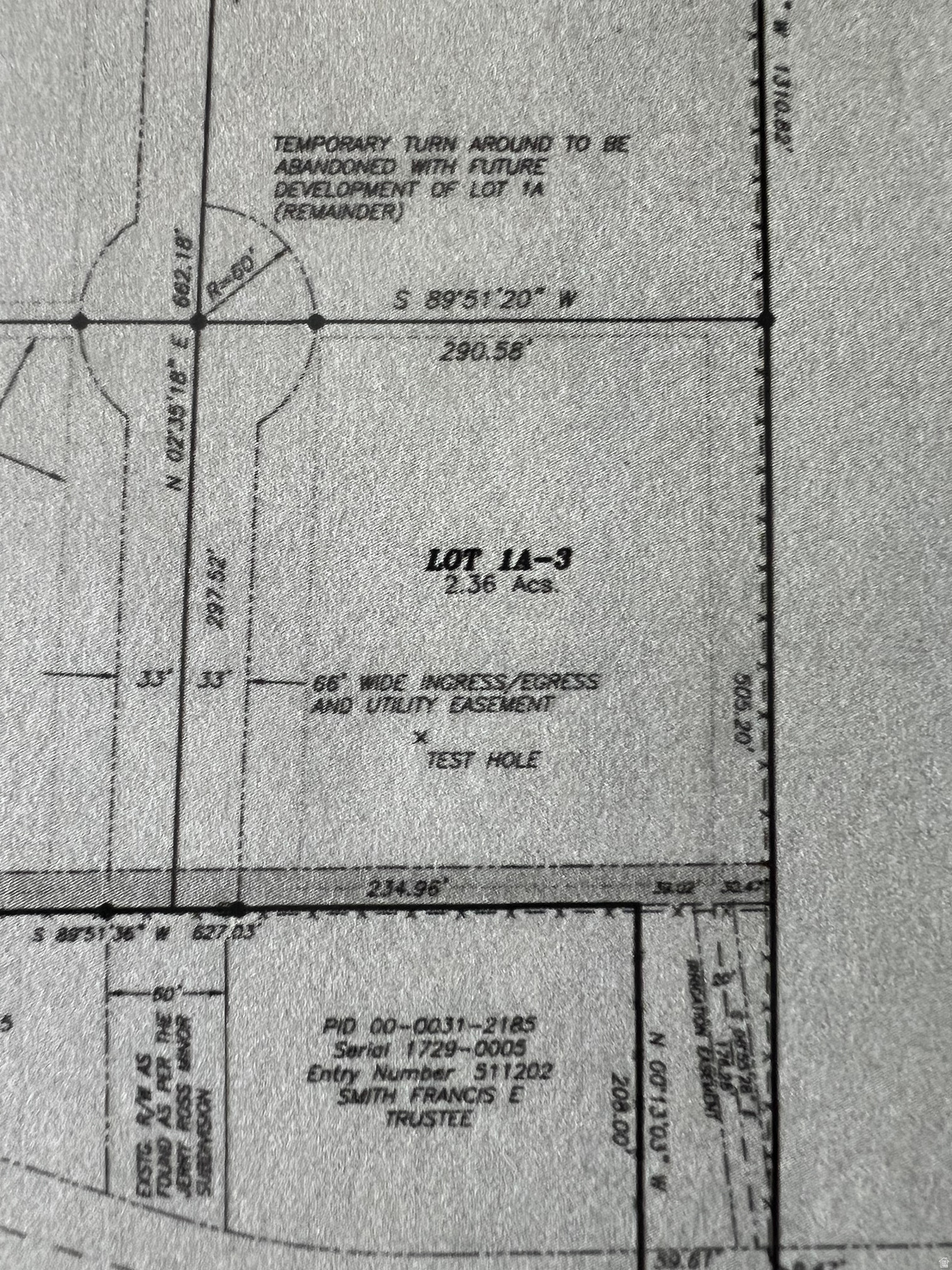 JERRY ROSS MINOR SUBDIVISION - Land