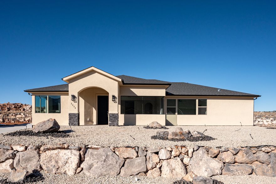 This beautiful home in the highly sought after subdivision of Talon Point will not disappoint! Featuring a unique layout with 2313 sq ft, 4 bed, 2.5 bath, oversized 2 car side entry garage and all on ONE level! The property has phenomenal surrounding views including shurtz canyon to the east which can be seen from the primary bedroom, living room, dining and front yard! Need room for an RV? No problem, plenty of additional parking for an RV on the side of the garage. With the lot being slightly elevated from the street, the home feels private and personal. Great location with close proximity of only a few minute drive to all of the stores and shopping Cedar City has to offer. Through using the seller's preferred lender, the buyer could receive up to $4,000 toward buyer closing costs! Don't delay, come see today!