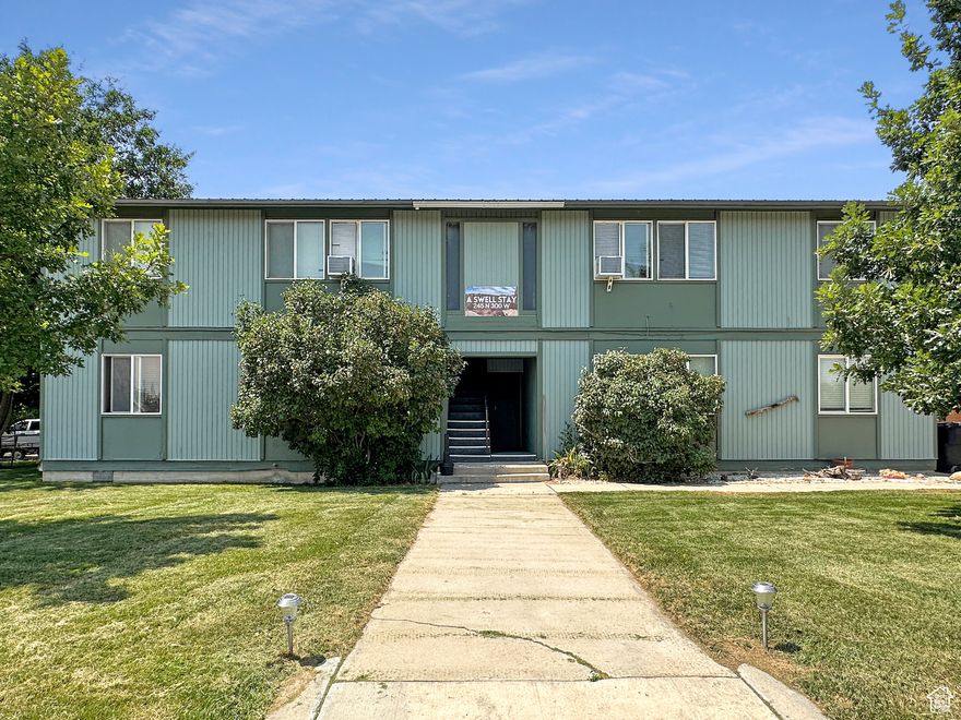 Amazing investment opportunity!  4 plex in the heart of Castle Dale, Utah.  3 of the 4 units include furnishings. Each unit has their own deck or patio space.  Plenty of parking on the street or in the back under the 4 car carport.  Immaculately maintained.  Laundry area located on the lower level.  Storage area on the upper level.  Beautiful yard including 2 oak trees in the front!