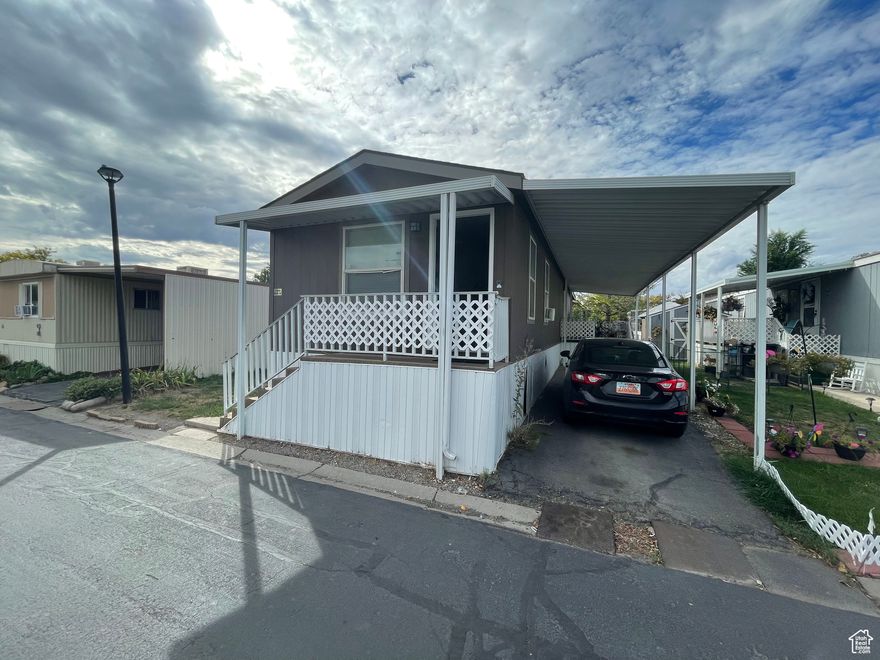 Welcome to this well-maintained 3-bedroom, 2-bathroom manufactured home located in the desirable Mountain View Mobile Home Park in West Valley City. Built in 2012, this home offers comfortable living with a functional, open layout. Inside, you'll find a bright and spacious interior featuring nice flooring throughout and an updated kitchen with nice countertops and plenty of cabinet space-perfect for everyday living and entertaining. The primary suite includes a private bathroom and generous closet space, while two additional bedrooms offer flexibility for guests, a home office, or hobbies.  Located in a clean, friendly community with convenient access to shopping, schools, parks, and major roadways. Please note: home is being sold without land; lot rent applies. Don't miss this affordable opportunity to own a modern home in a great location. Schedule your showing today!