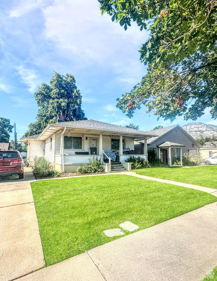 Charming Provo bungalow with updates throughout! New roof, plumbing, water heater, fresh carpet, and added bath. Includes 1-yr warranty. Prime location near BYU, UVRMC, parks & shopping-ideal for first-time buyers or investors!
