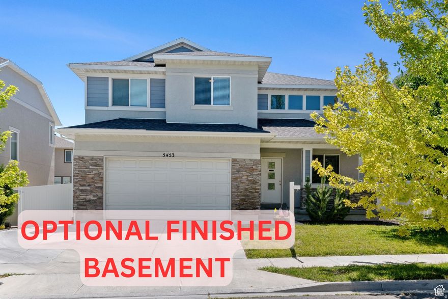 BUYER INCENTIVES AVAILABLE!  See Below: Optional finished basement offered, please reach out to listing agent for details. Located in the heart of Herriman, this move-in-ready home offers a prime location: just 6 minutes to Mountain View Village shopping and entertainment, and 12 minutes to the new Ballpark at America First Square in Downtown Daybreak. Enjoy easy access to the airport, Downtown Salt Lake, and Utah County. Inside, the open-concept main level is perfect for entertaining, with a versatile flex room and large pantry. The low-maintenance, fully turfed backyard provides year-round outdoor enjoyment. Upstairs features spacious bedrooms with large closets, while the unfinished basement offers excellent potential for future customization. Don't miss this meticulously maintained home with endless possibilities in an unbeatable spot! Seller is offering a 1% preferred lender credit or a 1/0 temporary rate buy down when using the seller's preferred lender, subject to qualification and lender approval. This incentive is not available in combination with Utah Housing loans. Contact agent for full details.