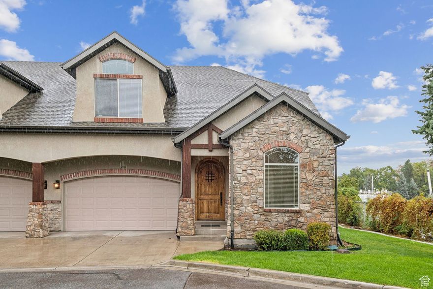 THIS PRISTINE AND READY-TO-MOVE-IN HOME IS LOADED WITH HIGH-END, QUALITY AMENITIES, SUPERIOR CONSTRUCTION AND FINISHES.  FALL IN LOVE WITH THE DESIRABLE FLOOR PLAN INCLUDING THE PRIMARY AND EN-SUITE ON THE MAIN LEVEL.  THERE IS A SECOND ROOM WHICH CAN BE USED AS AN OFFICE, FORMAL LIVING SPACE, OR AS A BEDROOM.  LOTS OF NATURAL LIGHT AND AN AMAZING FEELING OF VOLUME AND SPACE WITH HIGH CEILING LINES AND VAULTS.  ALL BEDROOMS ARE LARGE AND SPACIOUS.  YOU WILL ENJOY THE SUPERB LOCATION IN THE COMPLEX WITH VIEWS AND A FEELING OF OPENNESS.  BRAND NEW CARPET AND PAINT MAKE THIS BETTER THAN NEW.  LOTS OF STORAGE THROUGHOUT AND A TRUE 2-CAR GARAGE.  ALSO, THERE IS ROOM TO GROW IN THE UNFINISHED BASEMENT.  MAINTENANCE FREE EXTERIOR AND LAWN CARE ALLOWS TIME FOR PERSONAL PURSUITS.  THIS HOME IS PRICED TO SELL!  OUTSTANDING PRICE PER SQUARE FOOT IN BOUNTIFUL!!! COME TAKE A LOOK.