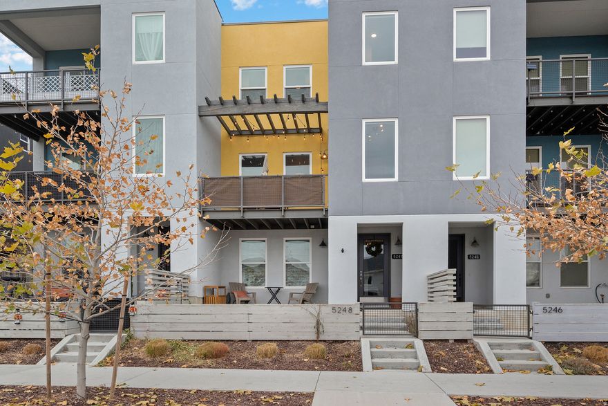 STUNNING, MODERN, COZY! Come live in this Daybreak Townhome with Mountain Views & En-Suite Bedrooms. Live in the heart of Daybreak, surrounded by miles of trails, parks, Daybreak Lake and the Watercourse. Located within walking distance to the new Downtown Daybreak and TRAX stations, commuting, dining, and entertainment couldn't be easier. This beautifully maintained 3 bedroom, 3.5 bathroom townhome offers 1,900 square feet of modern, comfortable living. Enjoy an open-concept main level, updated flooring, and a fully equipped kitchen with all appliances included. It even includes extra Samsung Bespoke fridge panels for quick style updates! Each bedroom has its own en-suite bathroom offering privacy for guests or great rental potential with the ground floor suite. Upstairs, the vaulted ceiling primary bedroom features an upgraded custom wardrobe and incredible mountain views. The attached 2 car garage includes an EV charging outlet for added convenience. Some of the furniture is negotiable!  Move-in ready, thoughtfully updated, and steps from everything Daybreak has to offer, this home blends comfort, style, and an unbeatable location, simply the best deal in the area! Easy to show. Square footage figures are provided as a courtesy estimate only and were obtained from tax records and prior MLS report .  Buyer is advised to obtain an independent measurement.