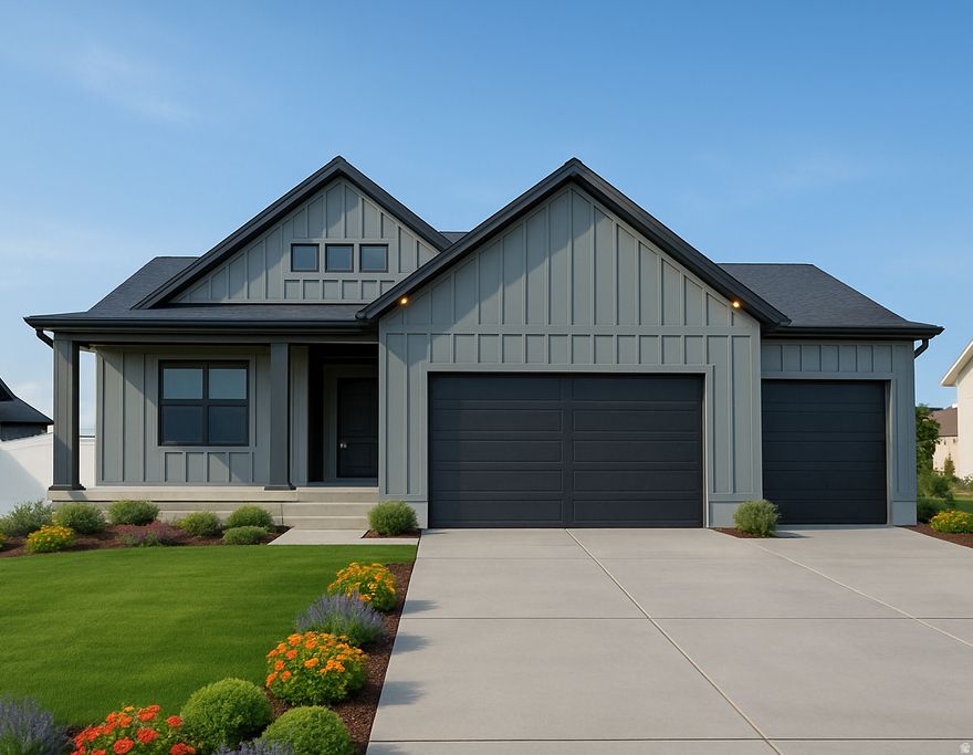 Discover the Elisabeth floor plan by GTM Builders, an inviting rambler crafted for comfort, style, and everyday functionality. This highly desirable layout features a fully finished basement, expanding the home to 6 bedrooms and 3 baths. The openconcept main living area seamlessly connects the family room and kitchen, creating an ideal space for gathering and entertaining. This beautiful home is currently under construction and estimated to be completed this month. Enjoy added value with front yard landscaping included, and take advantage of the $24,000 seller incentive when using the preferred lender. Don't miss the opportunity to explore the Elisabeth and experience the exceptional quality it offers.