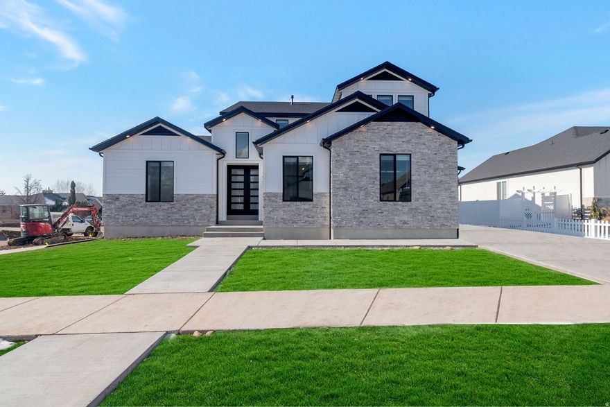 Check out this to be build 5,600 sqft 2-story. Home will be built on .31 acre lot near Spanish Fork canyon. Breath taking views of the mountains and easy access to SR6 and I-15. This 4 bedroom, 3.5 bathroom home offers an open floor plan, large kitchen and dining room. Kitchen is built with custom cabinets, range hood and large island. Quarts counter tops, gas cooktop and custom range hood. Basement exit with rough plumbing for future kitchen. 9' ceilings throughout home. Spacious loft overing looking living area. Large master suite with separate tub and shower. Build this home or bring your own plans. Call agent for more details. Photos are examples of this home and may vary from finished product. Floor plans are artist renditions and are subject to change.