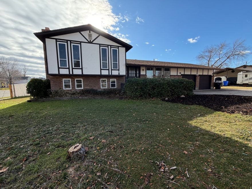 This newly renovated home has a great floor plan in a wonderful Riverdale neighborhood. It features updated bathrooms with new vanities, tile flooring and showers, and a kitchen with new countertops, an undermount sink, and a large pantry. It also has new carpet, LVP flooring, and fresh paint throughout. The spacious family room in the basement is perfect for gatherings, complete with a cozy gas fireplace, a walkout basement, and has plumming ready for a third bathroom. There is over 500 sq ft of storage space underneath the main level, providing ample additional storage.  Outdoors, enjoy a private covered patio, RV parking, a well-built storage shed and an extra-large heated 2-car garage that's ideal for a workshop and vehicle storage. Conveniently located near the Weber River Parkway Trail, this home offers easy access to miles of walking, biking, and fishing. It's also close to shopping, I-15 access, and scenic nature trails - the perfect blend of convenience and outdoor living. Be sure to check out the 3D tour above. All information herein is deemed reliable but is not guaranteed; buyer is responsible to verify all listing information, including square feet/acreage, to buyer's own satisfaction.