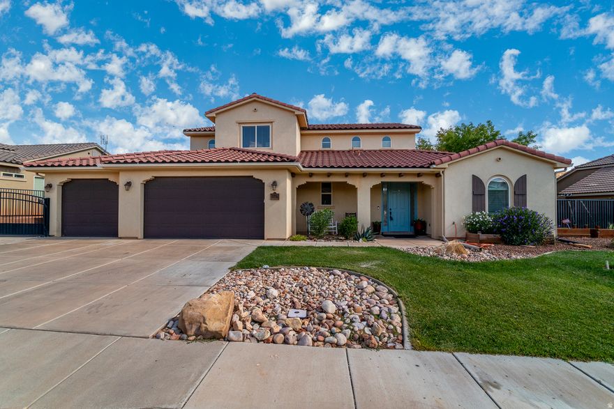 A beautiful light-filled gem, this spacious rambler/ranch was built in 2007, offers approx. 2,469 sqft with 4 large bedrooms and 2 baths. Inviting vaulted ceilings draw you into a fresh and bright interior featuring a modern kitchen with quartz counters, custom backsplash and tile flooring that transitions into the welcoming living room which features a fireplace and plenty of room for all! Step outside to enjoy a tranquil backyard with gated RV pad, roomy patio and pergola-perfect for gatherings or peaceful mornings. Living here means access to neighborhood pool, playground, tennis courts and sports field, all within convenience closeness. Discover daily delights in this lovingly maintained home where memories are waiting to be made!