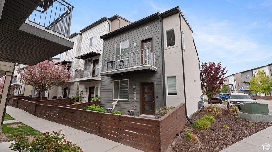 Rare end-unit townhome in one of Herriman's most desirable, resort-style communities-set *off the main road* for added privacy and quiet. Each bedroom features its own bathroom and private entrance, offering flexibility for living, whether that's roommates, or long-term rental potential. Low-maintenance living includes access to a pool, jacuzzi, clubhouse, and walking trails. Herriman continues to grow with new restaurants, parks, and schools while still offering that small-town, scenic feel. You may already have financing in place, but it's worth exploring potential savings with a lender offering a **FREE appraisal** to buyers of this home.   Square footage figures are provided as a courtesy estimate only and were obtained from county records .  Buyer is advised to obtain an independent measurement.