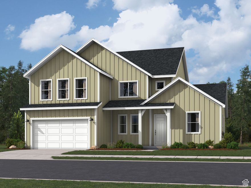 Parkway Fields - 4100 - Yosemite. Offering up to $15,000 towards closing costs when financing through Lennar Mortgage! Estimated completion in February. This plan features 4 bedrooms, 2.5 bathrooms, a 3-bay garage, and a full unfinished basement. On the main floor, you will find the Owner's Suite, great room, and a spacious kitchen with grey craftsman style cabinets, white quartz countertops, and stainless steel appliances including gas range and refrigerator! The second floor has 3 bedrooms, a large loft, a spacious laundry room and a full bathroom. Square footage figures are provided as a courtesy estimate only and were obtained from builder. Buyer is advised to obtain an independent measurement. Interior photos are of same style of home but not actual home.