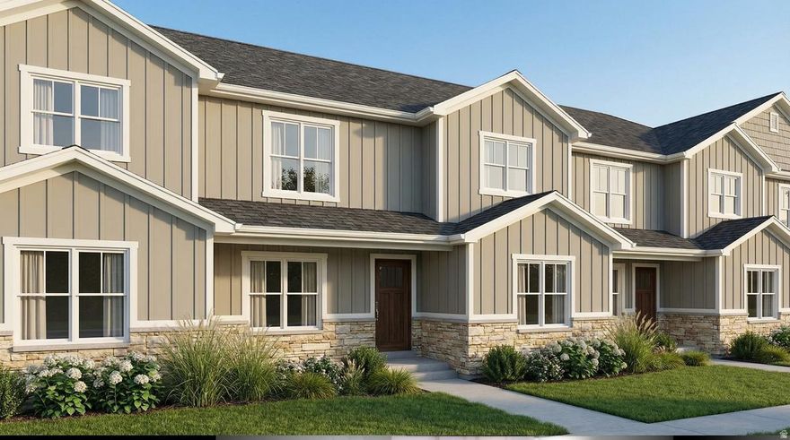 Welcome to Apple Hollow at The Orchards in Santaquin! This gorgeous new townhome offers luxury finishes, mountain views, and an open gourmet kitchen. This property is much larger than a traditional townhome and offers a full basement to grow into. Located on a quiet street near great schools and parks with quick I-15 access. Own for less than rent, come see why this is Santaquin's best value! Multiple units available, zero down financing available in this area! Call today for a private tour! Financing incentives available!