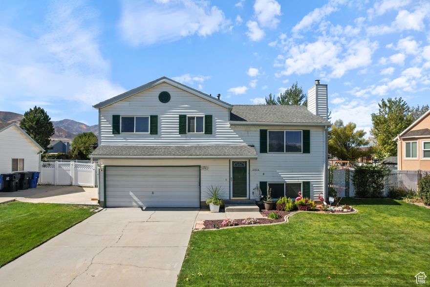 Welcome to Ropner Circle, a charming home tucked away on a quiet cul-de-sac with no through traffic. Conveniently located just minutes from SR-201, this property offers comfort and accessibility. You'll find 4-bedrooms, 2-bathrooms, 2-car garage, the tri-level layout features vaulted ceilings in the main living area, a cozy stone fireplace, and laminate flooring throughout. The upstairs bathroom has been updated with modern finishes, while the basement adds extra living space with a family room, additional bedroom, and half bathroom. Outside, enjoy a huge back yard, nice landscaping and a shed for storage. Make this house your home today!