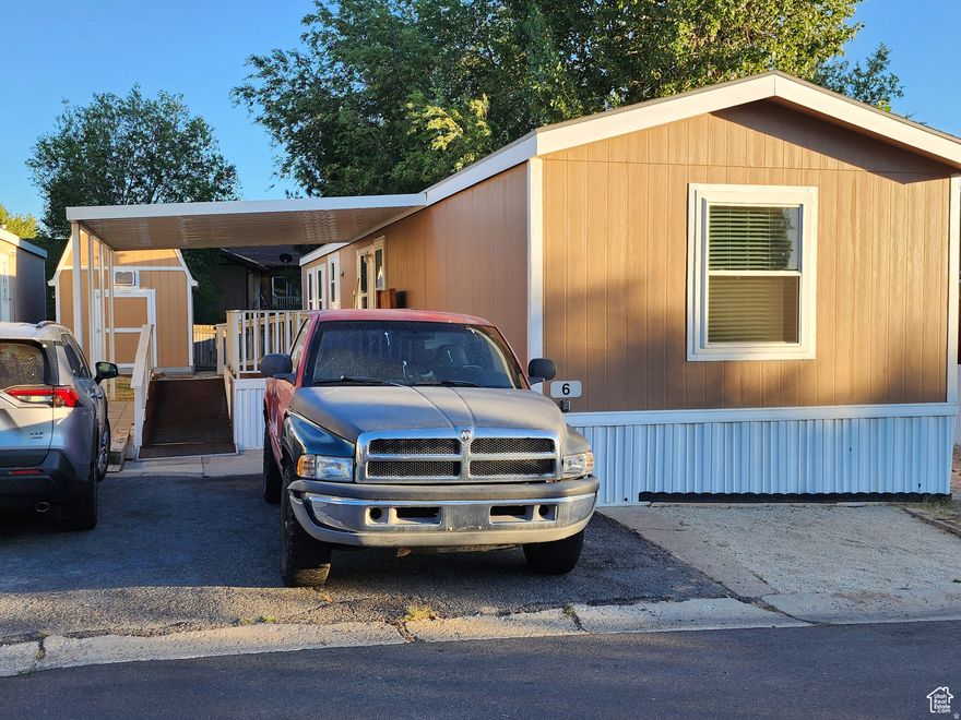 2008! Central A/C! 6" Walls (Extra Insulation), new roof! 10x16 Shed that's insulated, has A/C, power and shelves! This home is MOVE IN ready! Home is just a turn away from freeway entrances and Utah Valley University! We have MANY financing options for this type of property! Call today! Sq. Ft provided as a courtesy measurement only. Buyer/Buyer Broker to verify all information.