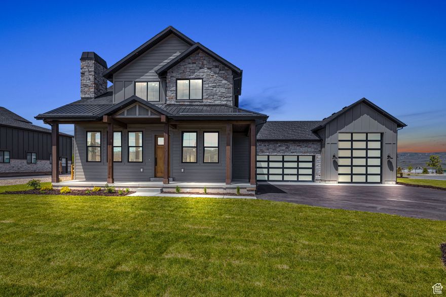 This one-of-a-kind conservation subdivision is surrounded by grassland acres that are never to be built on. It was designed to be that way! Combine scenic beauty of Kamas Valley with convenience and easy living and you get Hart Crossing. Hart Crossing is the quintessence of continuity and artistic expression. The Aspen+ Model single family residence has everything you need to enjoy to enjoy and love the surrounding mountains and recreation opportunities. This new build boasts high quality finishes and fixtures, GE Cafe Appliances, a well thought out floor plan focused on views and open space, and plenty of space with a 2 car oversized garage and an RV garage. This floor plan has been expanded to include a larger kitchen and butler pantry. Located in Francis, Utah are minutes from the Uinta-Ashley National Forest boasting 2.2 million acres of recreational opportunities, Also only 5 minutes from Jordanelle Reservoir, 25 minutes from world renowned downtown Park City included world class ski resorts. If you can think it up, it is likely nearby. The location couldn't be better. Square footage figures are provided as a courtesy estimate only and were obtained from an Appraisal. Buyer is advised to obtain an independent measurement. Property Tax has yet to be assessed on the property