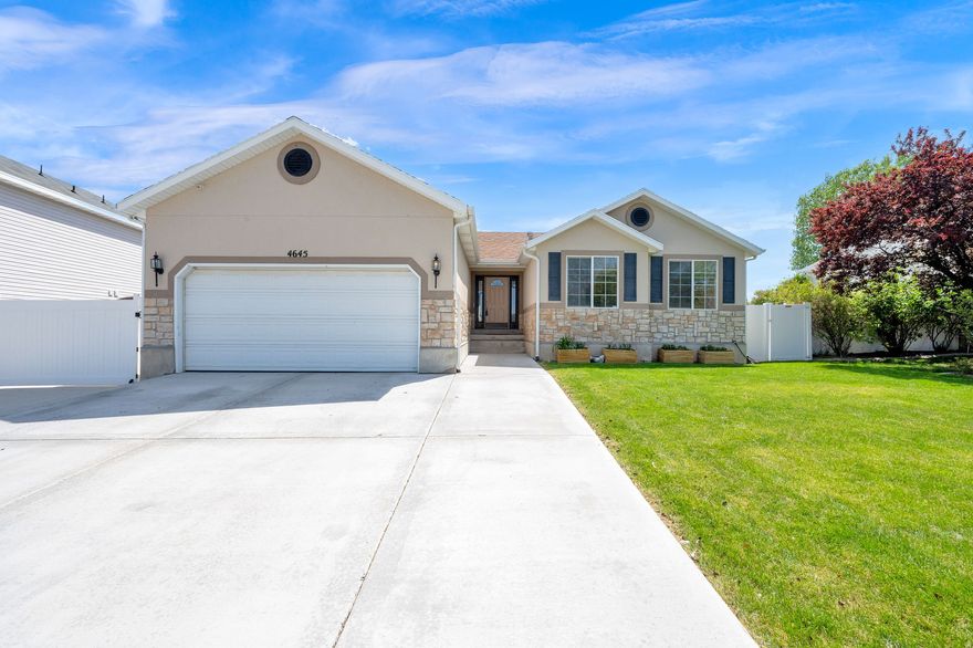 Welcome home to a rare blend of privacy, comfort, and convenience. This inviting property offers a familyfriendly setting while keeping you close to everything you need. Surrounded by scenic walking trails, the home is perfect for morning strolls, bike rides, and family adventures right outside your door. Uniquely positioned with no backyard neighbors and a park directly across the street - this home is ideal for relaxing, entertaining, or simply enjoying everyday life without feeling crowded. If you're looking for a home that offers privacy, convenience, and a welcoming environment for all stages of life, this one checks every box.  High School and Middle School boundaries are changing. Schools will be Riverton High and Oquirrh Middle this upcoming school year. Sq ft figures are provided as a courtesy estimate only and were obtained from county records.  Buyer is advised to obtain an independent measurement.