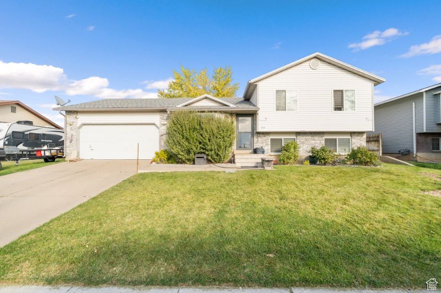 Welcome home in beautiful Roy, Utah! This fully remodeled home has the perfect mix of style and space with 4 bedrooms, 2 bathrooms, and two living rooms to enjoy. The built-in jellyfish lights give the exterior a glow you'll love, and the backyard comes complete with a shed and greenhouse for extra storage or hobbies. All tucked into a quiet neighborhood just steps from Emma Russell Park-this home is move-in ready and waiting for you to make it your own. ** Square footage figures are provided as a courtesy estimate only and were obtained from county record.  Buyer and buyer's agent to verify all. **