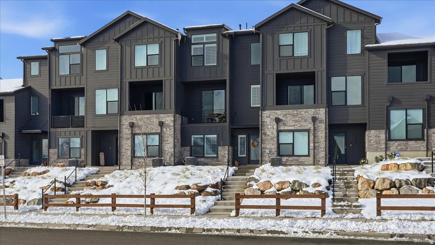 Beautiful Townhome in Mountain Green!  Buy this for your full time residence, your second home, or buy it fully furnished for a short term rental option.  Short Term Rental Approved!  Lots of options for this home!  3 bedrooms all with their own full bathroom is a real luxury!  Great room set up with a large beautiful kitchen, large island and all countertops are beautiful quartz countertops throughout the house.  2 car garage. There is a beautiful fenced swimming pool, hot tub, pickleball courts, Picnic Area, Pavillion, playground and fire pit.  Very convenient and cozy!  Located 10 minutes from world class skiing at Snowbasin Ski Resort and in the summer enjoy amazing mountain biking, water skiing within 15 minutes.  The Salt Lake City International airport is only 30 minutes away.  Mountain Green is located on the wasatch back where there is no smog or inversion so the air is clean and healthy year round.  This unit is like new ready for a new owner to enjoy living here!  The HOA takes care of the exterior and all the landscaping so you can truly enjoy living here without the hassle of mowing the lawn!  Come take a look at this home today!