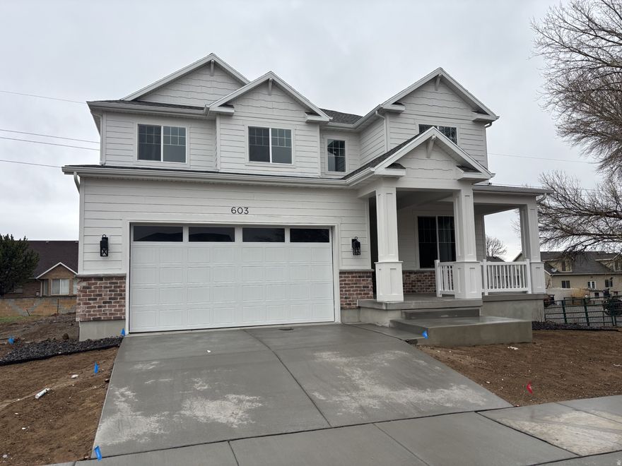 One of the last lots left in this coveted Mapleton neighborhood! Beautiful 2-story home in a quiet yet convenient location. Minutes to Spanish Fork and Springville for shopping, eating, and entertainment. Perfectly selected interiors will make this home pop as soon as you walk in. Plenty of space to entertain and an unfinished basement to make your own in the future. $7,500 Seller credit through preferred lender to be used however the buyer would like. Home completion is the middle of March.