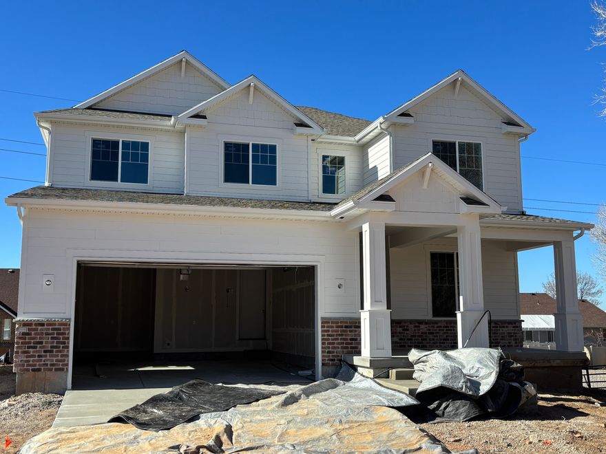 One of the last lots left in this coveted Mapleton neighborhood! Beautiful 2-story home in a quiet yet convenient location. Minutes to Spanish Fork and Springville for shopping, eating, and entertainment. Perfectly selected interiors will make this home pop as soon as you walk in. Plenty of space to entertain and an unfinished basement to make your own in the future. $10k Seller credit through preferred lender to be used however the buyer would like. Approximate home completion is end of Feb.