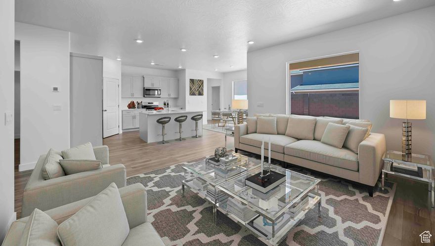 Our SLICKROCK home comes complete with your Primary bedroom with laundry in the walk-in closet on the main level! Open concept living on the main level! You also have a dedicated office on the main level! Upstairs you'll find 4 bedrooms, two full bathrooms, a massive loft, as well as a full laundry room! This home has a large 2 car Tandem Garage perfect for those side by sides or storage!  Add in the best amenities in Southern Utah and you see why LONG VALLEY is regarded one of the best places is to call home! Take advantage of $12,000 in preferred lender and builder incentives on this home!! The actual home may differ in color, material, and/or options. Interior pictures are of a finished home of the same floor plan and the available home may contain different options, upgrades, and exterior color and/or elevation style. Square footage figures are provided as a courtesy.