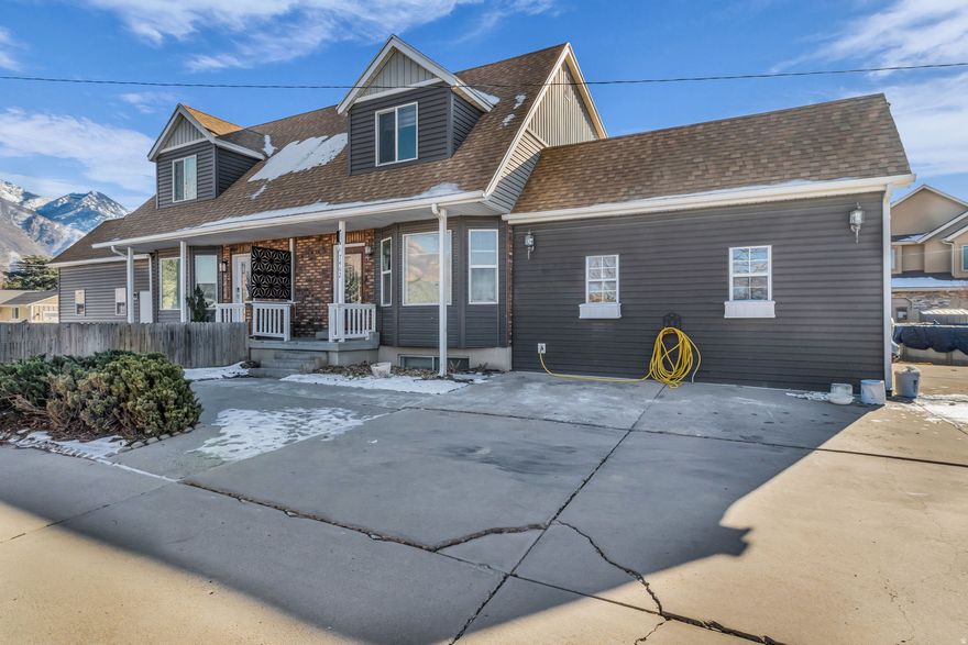 Enjoy the best of Cottonwood Heights living in this beautifully updated 4-bed, 3-bath twin home on a large, private lot with no HOA. Set back from the main road, the property offers exceptional privacy along with stunning views of downtown Salt Lake City and the Great Salt Lake.  Recent updates include paid-off solar panels, updated siding and windows, and a thoughtfully landscaped yard with perennials on drip irrigation. The fully finished basement adds flexible living space, while the oversized lot provides room to relax, garden, or entertain.  Ideally located within walking distance to schools and just minutes from world-class skiing and hiking in Big and Little Cottonwood Canyons, plus nearby pickleball courts, skate park, and soccer fields. Also close to Cottonwood Heights' upcoming "The Heights" city center development, bringing future dining, shopping, and community spaces right to the neighborhood.  Short-term rentals may be permitted with city approval, adding flexibility for owners or investors. A rare opportunity combining space, views, updates, and location - all with no HOA.  Buyer is responsible to verify all listing information to buyer's own satisfaction. Square footage figures are provided as a courtesy estimate only and were obtained from previous listing.