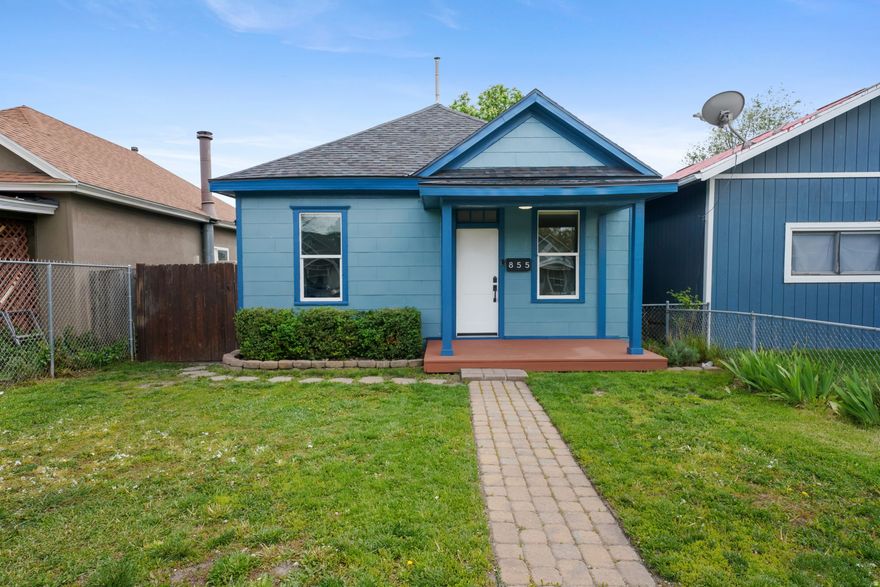 This 1908 bungalow has been thoughtfully loved and updated, and the care shows. With a full remodel already behind it, the main home offers 912 sq ft of clean, move-in-ready living with updated kitchen cabinets, new flooring, modern fixtures, and a renovated bathroom. Double-pane windows, central A/C, Google Fiber, and a covered private patio round out a great home. But the real story is out back. A newly added 200 sq ft ADU gives the next owner options: run it as a short-term rental for turnkey income from day one, lock it in as a long-term rental for a U of U student or travel nurse, use it as a private home office, or keep it as a guest suite for visiting family. However you use it, it adds flexibility that's hard to find at this price point. And then there's the mini ramp. A proper skate ramp in your own backyard isn't something that comes with a house very often - if you skate, this is a full stop moment. If it's not your thing, it can be removed, but don't sleep on what it would cost to build one from scratch. Paired with a fully fenced yard and a flat 0.11-acre lot, this property punches well above its footprint. The location seals it. You're steps from the International Peace Gardens, one block from the Salt Lake City Public Library and a Smith's grocery, and within walking distance to the FrontRunner commuter rail station. Downtown is a 5-minute bike ride away, the Central 9th restaurant and bar district is right around the corner, and when the weekend calls, you're 8 minutes from the airport and 20 minutes to Big Cottonwood Canyon. This is connected, walkable west side living at its best.