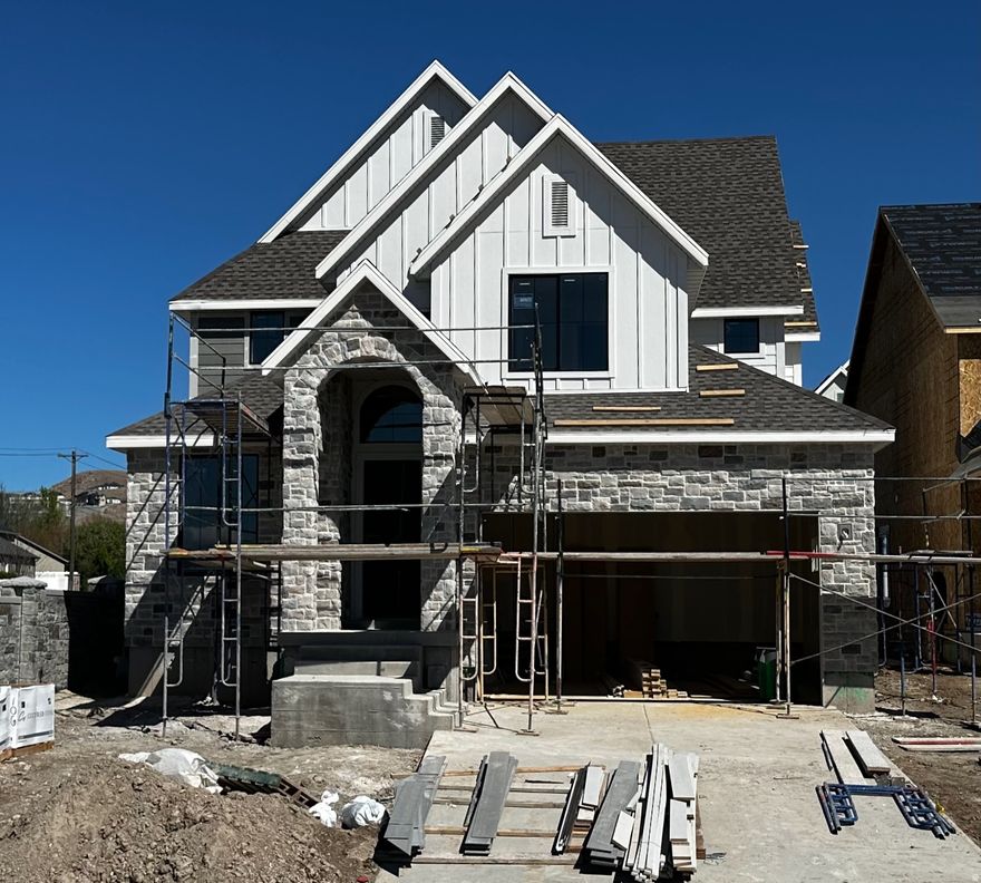 LOT#106. New community in a great location near everything! Come see the Symphony difference! This Libby floor plan is a spacious 2-story with lots of upgrades throughout, and beautiful interior design and finishes! Large galley kitchen, walk-in pantry, 36" gas cooktop range, double ovens. Family room has a 2-story ceiling and a fireplace. Main level Primary suite has a recessed tray ceiling with crown molding and the bathroom features a dual vanity, oversized garden tub, separate shower, and a generously sized walk-in closet. You'll love the upper level layout! HUGE loft area which overlooks the family room below, large walk-in storage closet with shelving, large laundry room with cabinets and countertop and a sink, and both spacious bedrooms feature walk-in closets! Finished basement with large family/game room complete with a kitchenette! Large covered patio, upgraded insulation, LVP flooring, lots of storage space throughout. Secondary water stubbed to lot, and equipped with active radon system. Community has common area with a playground, and walking trails that border the community.