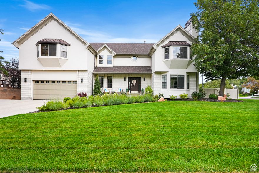 This stunning residence is nestled in the highly sought-after Willow Creek neighborhood of East Sandy. Freshly painted exterior and meticulously maintained, the home showcases a show-stopping gourmet kitchen designed for both everyday living and elegant entertaining-complete with a spacious island, sleek finishes, and an open-concept flow. Upstairs, discover four generously sized bedrooms, including a luxurious primary suite featuring vaulted ceilings, a cozy fireplace, and a spa-like ensuite. The fully finished basement offers a private, full mother-in-law apartment with its own kitchen, large family room, bedroom, and bathroom-ideal for guests, extended family, or income potential. Step outside to multiple patios for al fresco dining under the motorized awning for effortless comfort or enjoy the fire pit patio. Fully landscaped for your enjoyment. Perfectly positioned just a short walk from Brookwood Elementary-ranked in the top 5% of schools in Utah-and only a block from Willow Creek Park. Enjoy immediate access to world-class hiking, biking trails, and ski resorts. A rare blend of elegance, comfort, and outdoor lifestyle. Square footage per county records; buyer to verify.