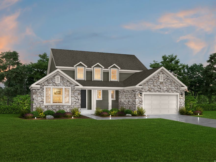 Gorgeous upscale Hampton Traditional 2 story home in a sought after Orem location!  This home features it all! Structural features include an expanded 3 car garage with exit door, 9 foot basement foundation walls and a patio off the rear deck. Inside you will find a spacious great room accented by a ceiling fan, 2 tone paint, textured walls, large craftsman base & casing, motion sensor switches for easy lighting, and gas log fireplaces providing a cozy space in the great room & living room. The kitchen includes all your culinary need such as custom cabinetry with led lighting, stainless steel gas appliances with double ovens and quartz counters with extended height tile backsplash. The bathrooms provide an elegant retreat with quartz counters, tile surrounds and black matte hardware. Durable flooring includes laminate hardwood flooring, carpet and tile throughout. You do not want to miss out on the beautiful home! Come check it out today!