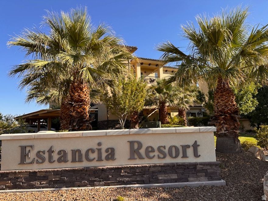 Luxurious main floor condo in Estancia Resort! Rare 2 bedroom unit - VERY well cared for! Enjoy the incredible amenities including a large pool/spa, playground, pickelball and basketball courts and more. Location, location, location! Relax an enjoy the beautiful views of the area and hiking/biking trails outside your front door. Convenient location near Amira spa, golf courses, dining and more! Call today!