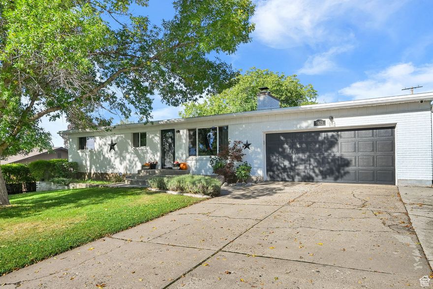 **PRICE DROP** Welcome to your new home in beautiful Pleasant View - a highly sought-after community where space, charm, and comfort come together. This spacious 5-bedroom, 2-bathroom home is nestled on a generous half-acre lot, offering plenty of room to relax, play, and entertain. Set in a quiet, friendly neighborhood, you'll enjoy peaceful surroundings while still being minutes from top- rated schools, scenic parks, and everyday amenities. The property boasts mature fruit trees, a backyard playground for endless fun, and ample space for outdoor gatherings- including a covered patio perfect for enjoying Utah's stunning sunsets. Take in breathtaking views of both the mountains and the city from your own backyard. Inside, the home features original hardwood, tile, and carpet flooring, with both a gas fireplace and a wood-burning stove that efficiently warm the entire space. Recent updates include a tankless water heater for endless hot water and a water softener system for added comfort. The kitchen is equipped with high-end appliances, granite countertops, and flexible gas or electric hookups for both the oven and dryer - ideal for customizing your space to your needs. With its blend of character, modern upgrades, and unbeatable location, this home offers the best of Pleasant View living. Come see it for yourself - you'll quickly understand why this is such a special place to call home.  Square footage figures were obtained from county records.