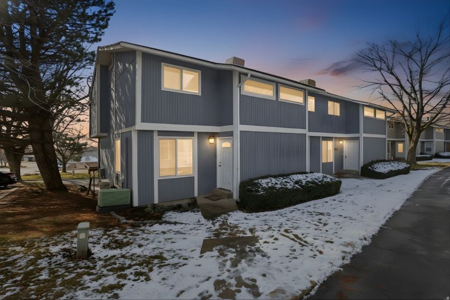 Beautifully maintained 3-bedroom, 2.5-bath end-unit townhome featuring an open and functional 1833 sq. ft. floor plan. The spacious layout offers a large primary suite, two comfortable family/living areas, and laundry conveniently located on the second floor. Recent upgrades include a new roof (2024),  New Water Heater (2023 and New Windows and Sliding door (2018), providing a move-in-ready home with modern comfort. Enjoy central air, a swamp cooler removal (2022). Take in the beautiful mountain views from the home's two decks, and enjoy the privacy of being a corner end unit. Located in a desirable area close to Hill Air Force Base, freeway access, shopping, and restaurants, with monthly RV parking available for rent. Buyer to verify all info.