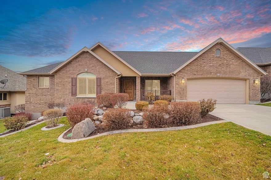 Price Adjustment! Hard to find! One of the most desirable 55+ subdivisions on the East Bench of Springville. No stairs, wheelchair accessible with quality throughout. Main floor living with a fully finished basement and large walk-in closets. This won't last long! Seller will give buyer a $5,000 carpet allowance.