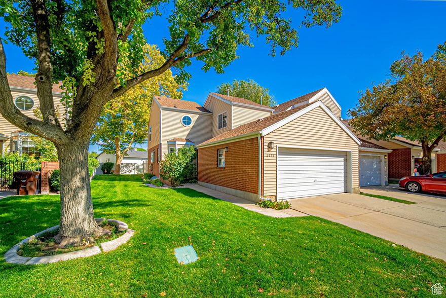 Welcome to a very clean, well maintained, 2 car garage, single family "styled" condo. Located in a quiet and beautiful community. With great access to I-215, Redwood Road, and Bangerter Hwy, this single-family-styled condo is a must see! Fully Fenced private backyard patio that is just the right size for easy maintenance, yet still providing a great space to enjoy and entertain. You are going to love the Private front porch. Beautiful kitchen with abundant natural light, white cabinets, and light colored counter tops. Energy rated stainless steel appliances! The AC, the furnace, and the water heater are newer, only about 2 years old. Newer Windows. Newer garbage disposal/sink. Great location and is across the street from the beautiful valley regional park! HOA takes care of the lawn maintenance, the community pool and club house. Schedule your tour today. It is difficult to find a townhome with this much square footage and 5 bedrooms in this price range!