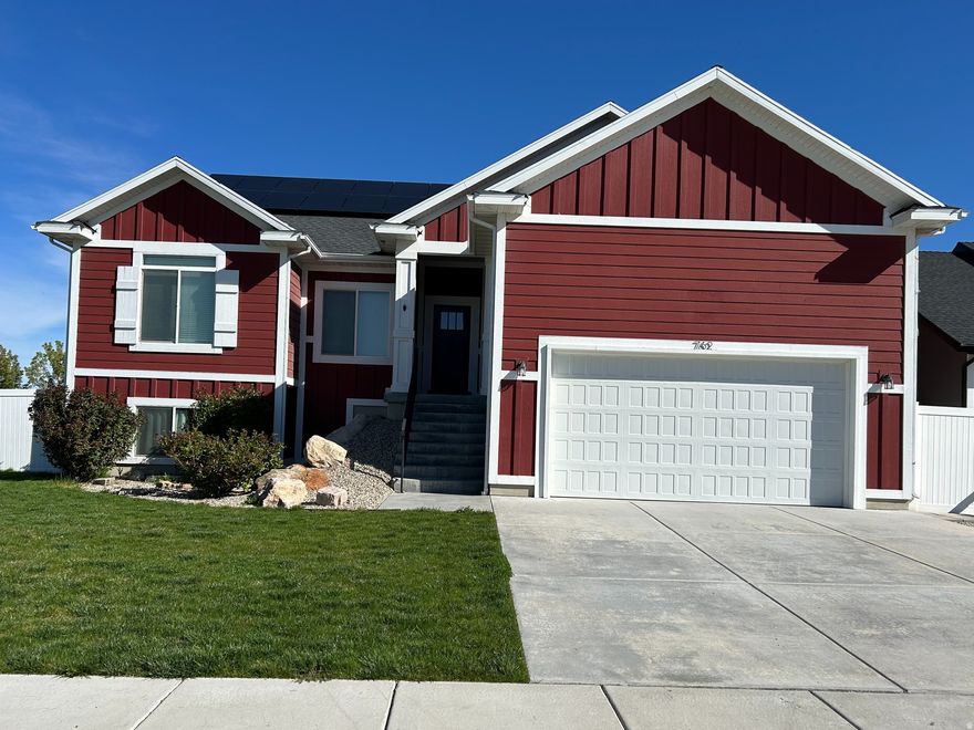 This beautiful home is nestled in one of Brigham City's newer neighborhoods boasting mountain views & ball fields in its own backyard! Featuring spacious living with 5 bedrooms, 3 bathrooms, & walkout basement readily available as mother-in-law apt/rental