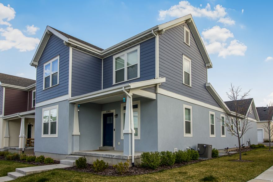 Stunning newly built home! Main-level primary suite with grand bath, separate tub/shower, and walk-in closet. Gorgeous kitchen with quartz countertops and herringbone backsplash. LVP flooring, covered patio, and a basement with endless potential.