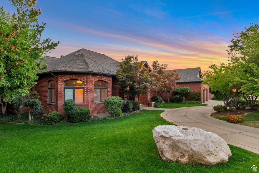Welcome home to the prestigious Lakeview Ridge Development within Shadow Valley! This beautiful home was designed and built by CL Martineau Homes and includes many upgrades and customized features throughout! This classic brick construction and open floorplan were thoughtfully designed offering ADA accessibility; including 36"+ Hallways, 32" doorways, a gradually sloped ramp within the garage as well as an elevator providing easy access to the lower level of this home. All the rooms including the main living spaces are very spacious and are further enhanced by the vaulted ceilings and many picturesque windows which offers an abundance of natural light!  The 2nd main floor bedroom is currently  an office with hard wood floors and custom built-ins that you must see to appreciate!  This home offers the perfect balance and opportunity for large gatherings with family and friends; or if peace and quiet are your thing, slip away to your enclosed patio where you can enjoy the beautifully landscaped yard and the soothing sounds from the backyard water feature. You'll love the kitchen with endless counter space, double ovens, center island and beautiful cabinets not to mention the large walk-in pantry. There is also a second private patio off of the Primary Suite perfect for relaxing, reading your favorite book or possibly adding a hot tub to this very private space. The down stairs include 2 more large bedrooms, full bathroom, a family room with gas fireplace as well as a wet bar. This lower level also has another large family room that would make a great game or movie room, craft area or ideal kids play area! Storage areas and work spaces both in the lower level and the garage are abundant. Too many highlights that you'll want to see. Call to schedule your private showing today!
