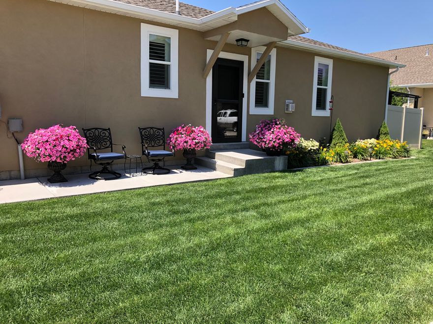 Wow! If you are looking for a clean home here it is. This well-situated home offers the perfect blend of small-town comfort and everyday convenience, with easy access to local schools, parks, and community amenities.  Stonebrook community amenities include, Lazy river water park w/ 2 story slide, Game room, Huge Theatre, Gym, Cardio Room, Volleyball Court, Weight room, Splash pad.  Special features in the home include; Oversized AC Unit, Back Patio Pergola, Ring Door Bell and extra driveway camera, Overhead storage rack and organizers in garage, Cable TV in every bedroom, Sound board insulation between this home and the neighboring home, TV mounts, Fenced in rear patio, Blown in insulation, All interior walls are insulated, Upgraded taller kitchen cabinets, Glass enclosures for 2 showers, Updated lighting, Insulated garage door.  One owner home and they took very good care of this home. It truly is a must see home!