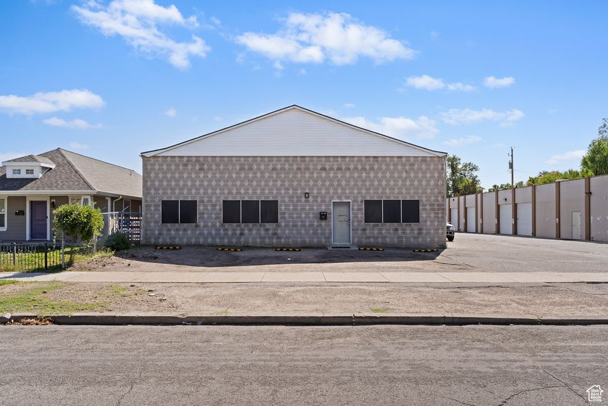 Industrial flex space offering 5,000 square feet in central Ogden with direct access to major roads and freeway systems. The property combines 750 SF of office space with 4,250 SF of warehouse/production area, available for immediate occupancy. Key features include a ground-level door for loading operations, single-phase power, and attic storage that adds usable space without increasing your footprint. Secure yard space provides additional room for equipment staging, fleet parking, or outdoor storage. The property's R-MFV zoning supports various permitted uses. Located in Ogden's commercial core, this property provides straightforward access to major transportation corridors while maintaining proximity to the city's business districts. The combination of office and warehouse space suits distribution operations, light manufacturing, contractor businesses, or service companies requiring both administrative and operational facilities. Ogden City HUBZone certified.
