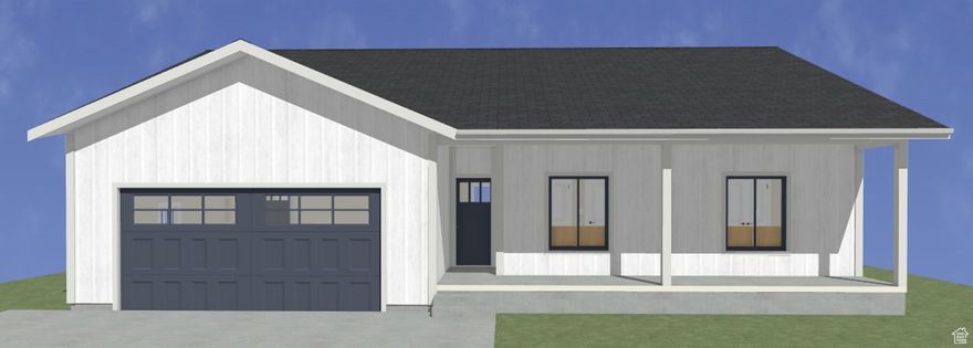 Brand New Home on .89-acre lot! Step into this beautifully crafted new construction home featuring vaulted ceilings, tall windows, and a spacious open layout. Enjoy solid surface countertops, a large kitchen island, and an attached 2-car garage. The unfinished basement offers endless potential for added living space. All of this sits on a generous 0.89-acre lot-plenty of room to relax, play, or build your dream backyard. Don't miss this one! Owner is a licensed agent.