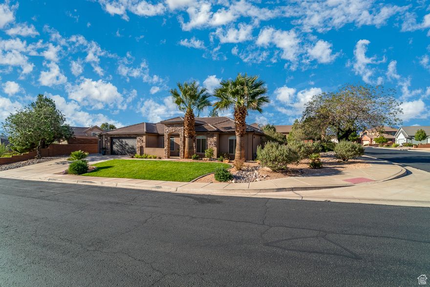 PURE ELEGANCE in Design & Features sets this home apart from the rest! Private Courtyard Entrance... Gorgeous Brand New Luxury Vinyl Plank Flooring, ALL NEW CARPET, Fresh NEW 3 tone PAINT & New Light Fixtures Throughout! MAGNIFICIENT Entry & Formal Living with a Cozy Fire Place, Fabulous Kitchen...Commodious Master Suite, Oversized Den/Office, Spacious Patio opens to a BACKYARD OASIS....tons of room for a pool, RV Parking or out buildings!  INCREDIBLE LOCATION.. Close to Schools, Parks, Baseball Fields, Soccer Fields and Little Valley Pickle Ball Courts.